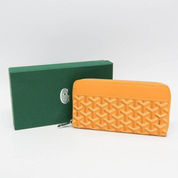 GOYARD Yellow Leather Wallet - Picture 2 of 16